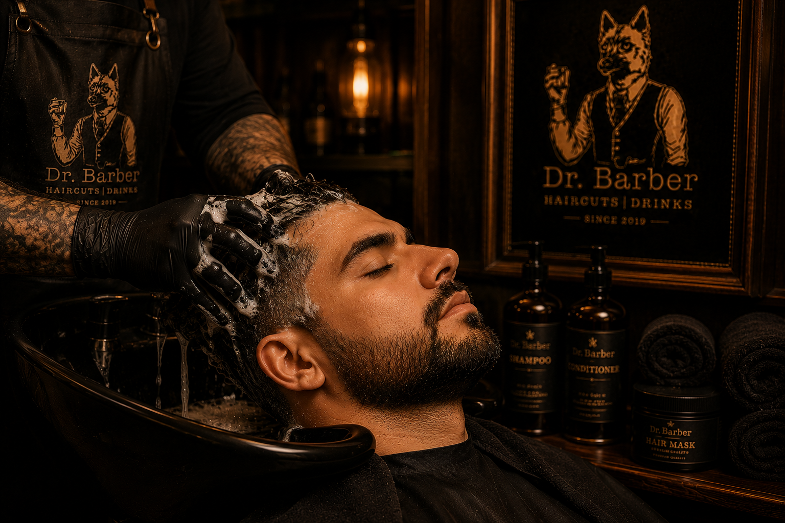4. Lavado de cabello